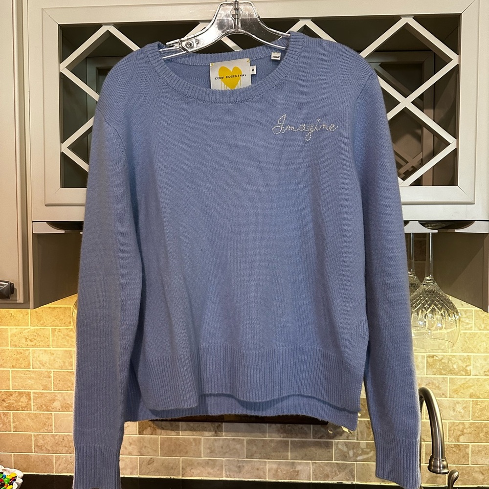 Kerri Rosenthal IMAGINE sweater INCREDIBLE
